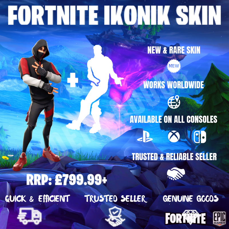 Fortnite Ikonik Skin Scenario Emote Ps4 Xbox One Switch - 