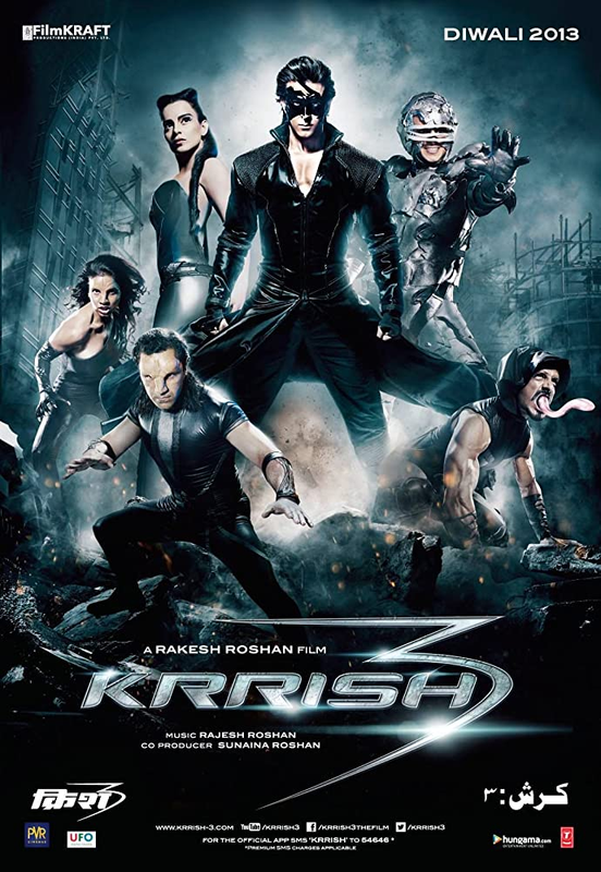 Krrish 3 (2013) Hindi 720p BluRay 1GB Download