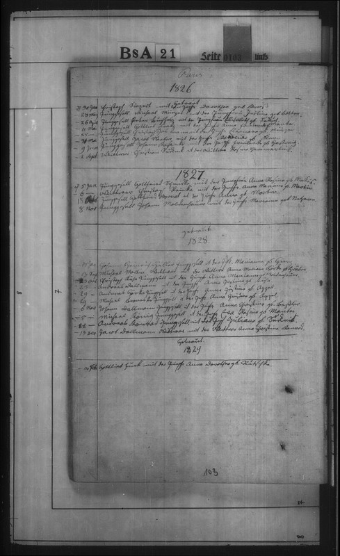 1828 брак Haller Johann Heinrich 8003564 (382)