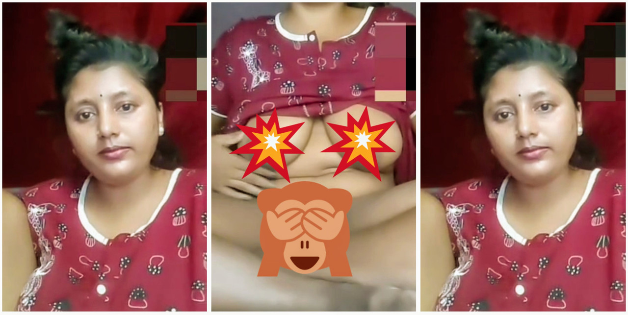 Cute desi bhabhi flashing her huge boobs on vc exclusive