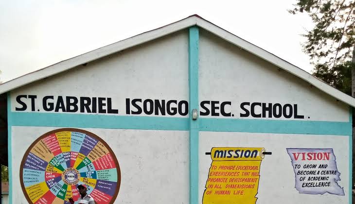 The headmaster attacked in Isongo Secondary School