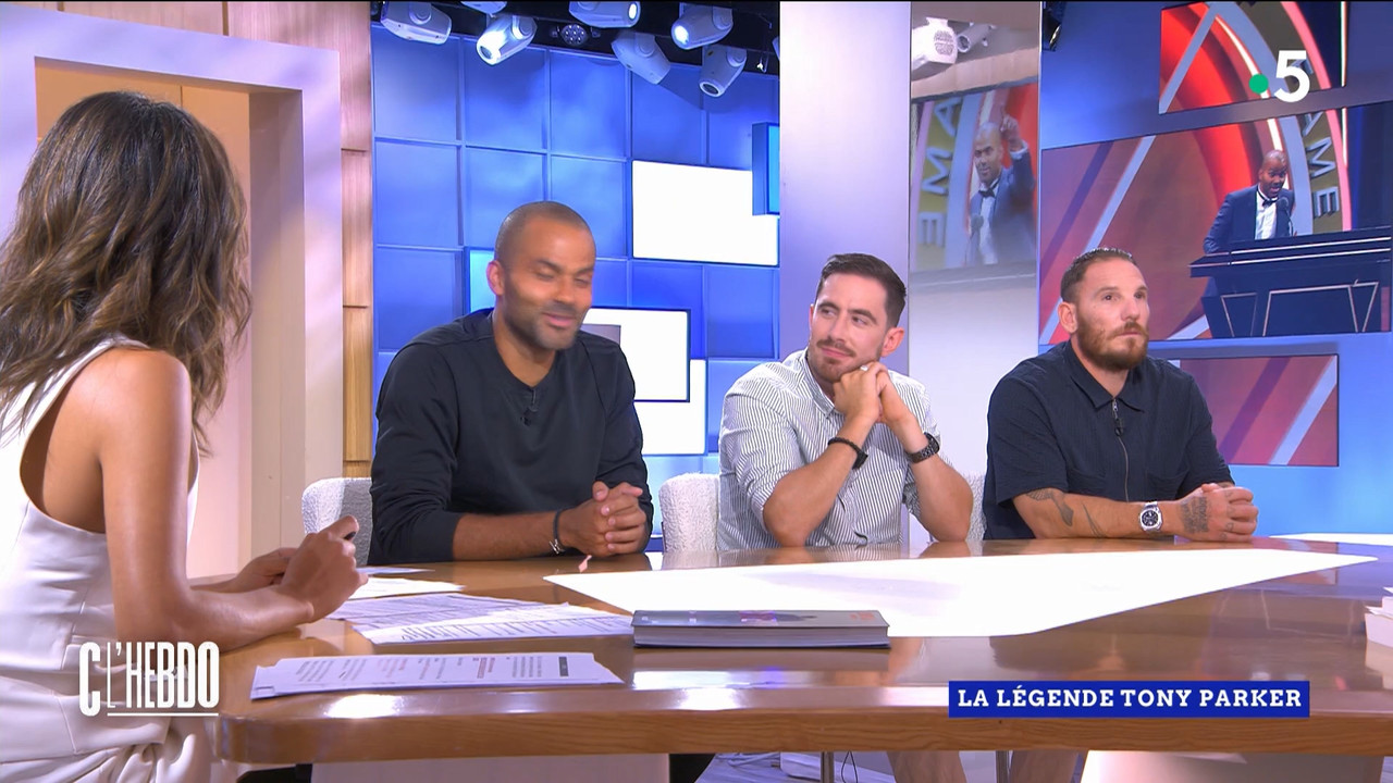 C l'hebdo la suite - Saison 8 - Invités Tony Parker, Loury Lag, Martin Petit et ..._France 5_2023_09