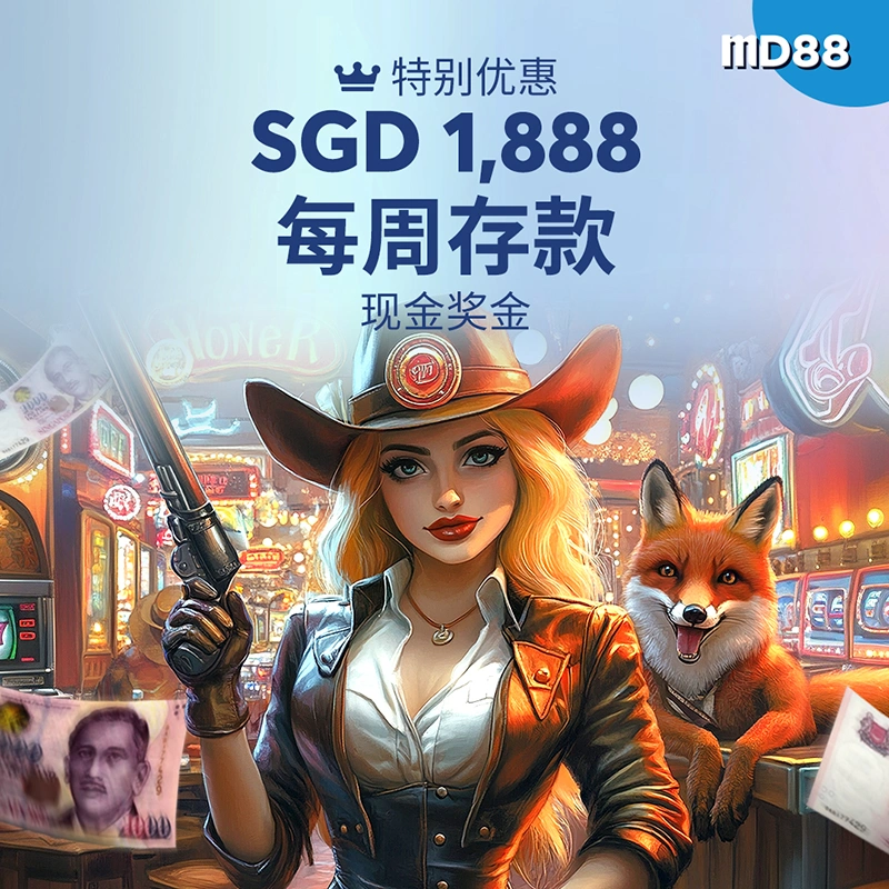 每周再存彩金 ##现在就存款下注 一周后可领取高达 SGD 1,888彩金