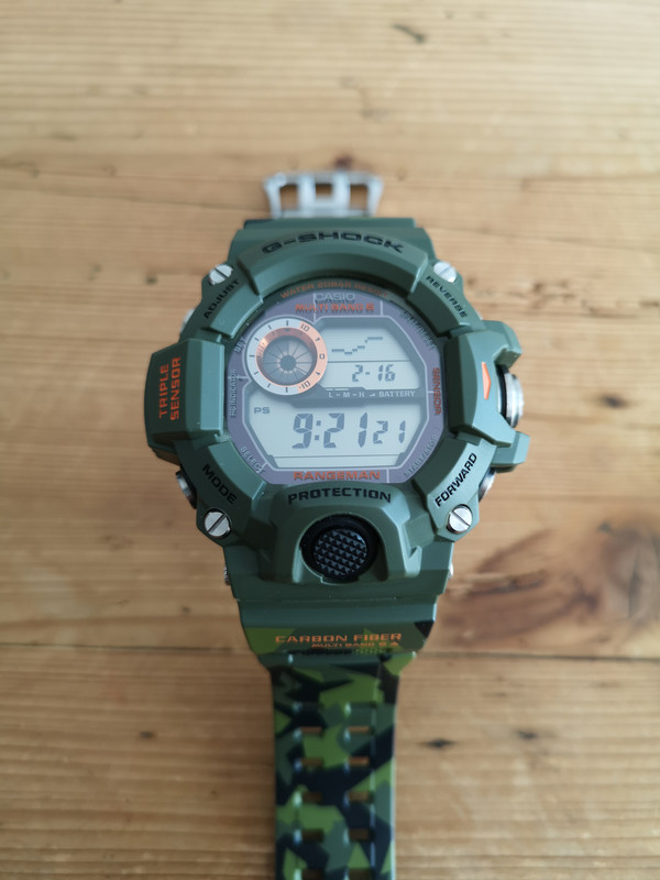 SOLD: G-shock Rangeman GW-9400CMJ Men in camouflage | WatchUSeek