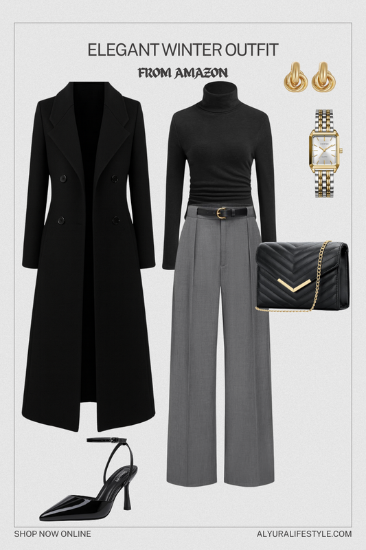 Elegant Winter Outfit ❄️