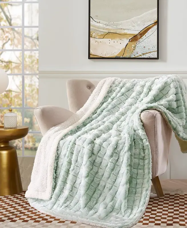 Save 75% on Cozy Royal Luxe Reversible Throws at Macy’s Big Home Sale Save 75% on Cozy Royal Luxe Reversible Throws at Macy’s Big Home Sale