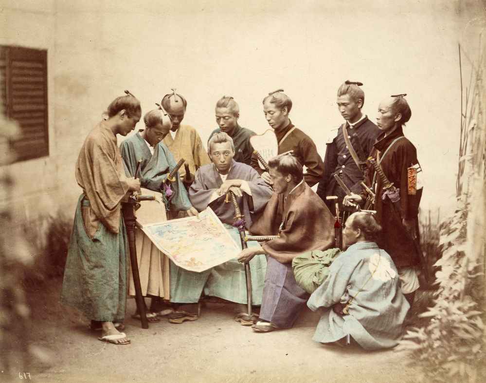 Photograph of Meiji-era samurai