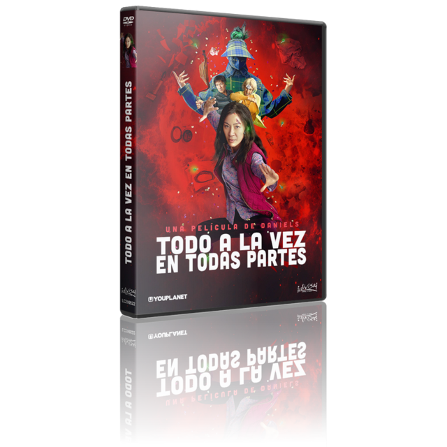 Portada - Todo a la Vez en Todas Partes [2022] [DVD9 Custom] [Pal] [Cast/Ing] [Sub:Varios] [Acción]