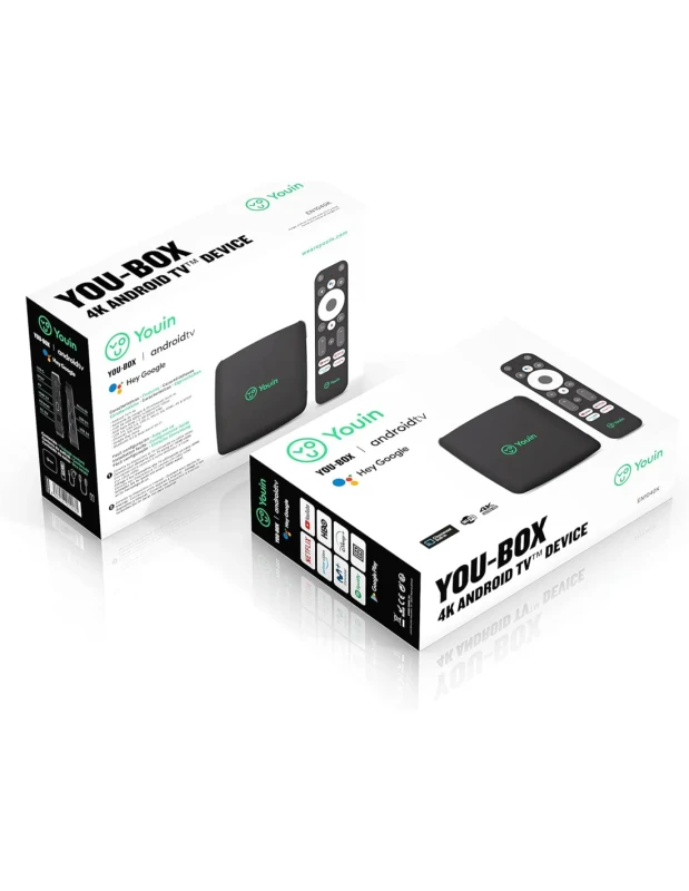 حوّل شاشتك إلى مركز ترفيه ذكي! اكتشف جهاز Youin You-Box المعتمد من جوجل مع نظام تبريد صامت وأداء مستقر