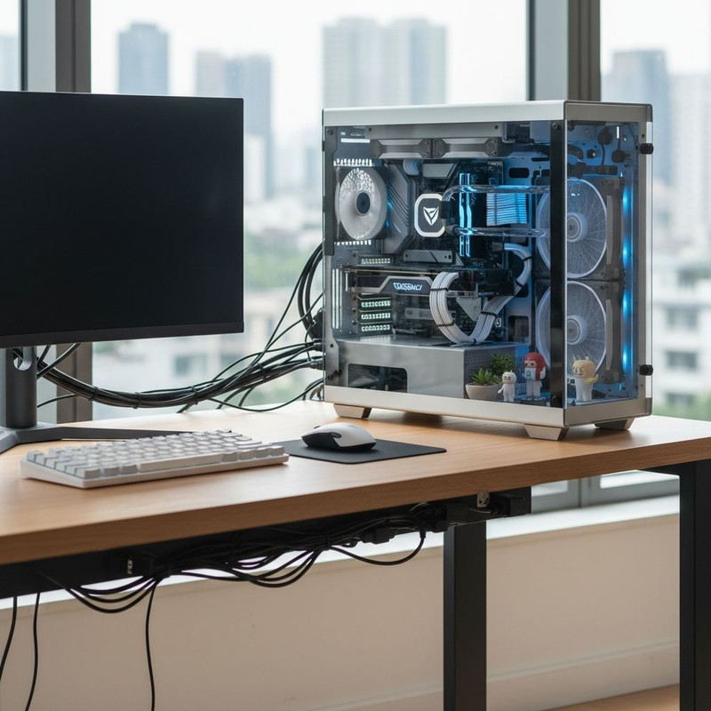 ผลงานจัดสายไฟ