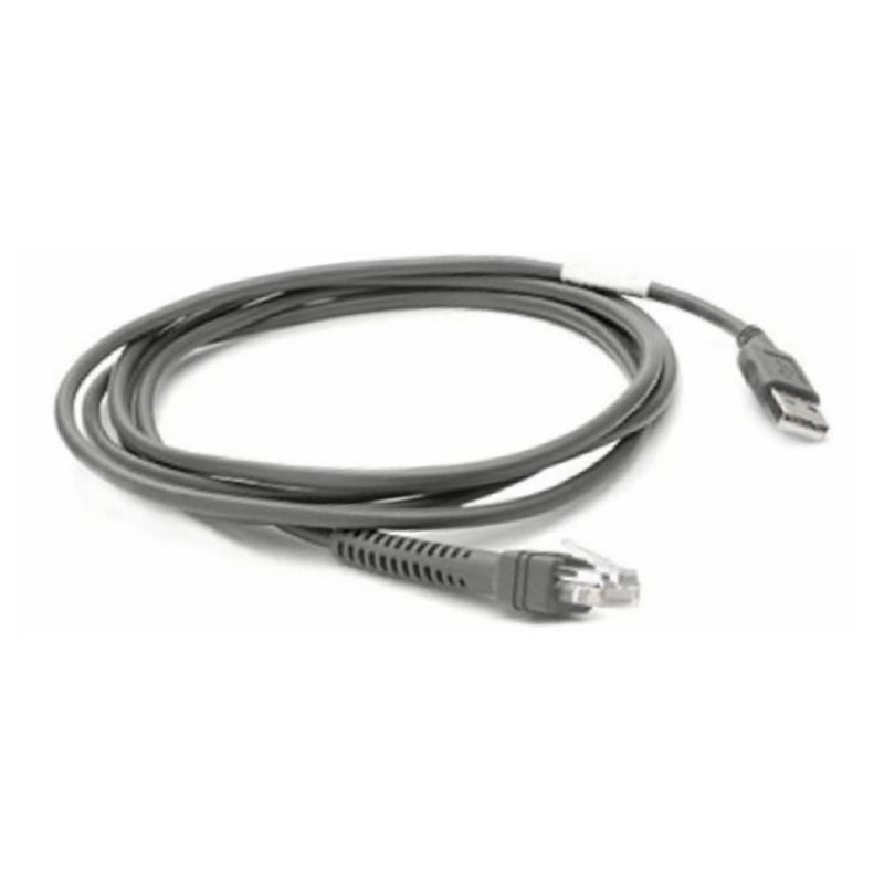 ZEBRA CABLE USB BLINDADO: CONECTOR SERIE A, 7 PIES (2,1 M), RECTO CBA-U21-S07ZBR
