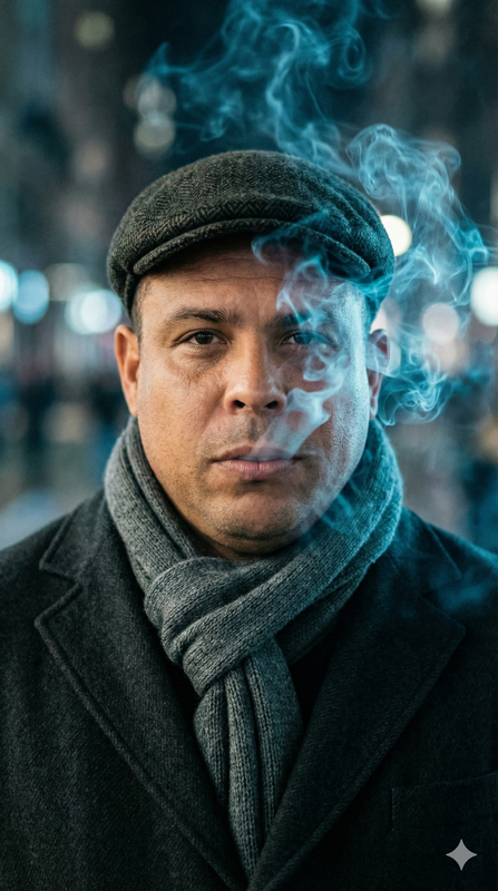 Blue Smoke Identity Portrait