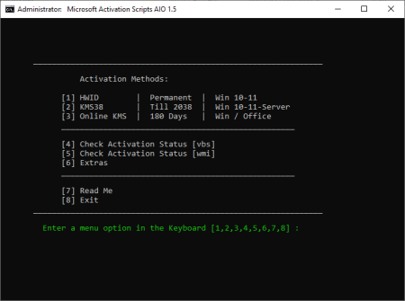 Microsoft Activation Scripts 1.5