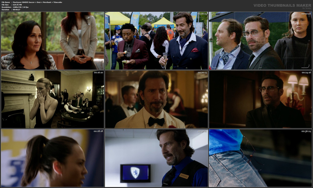 MacGyver S04E05 Soccer   Desi   Merchant   Titan.mkv