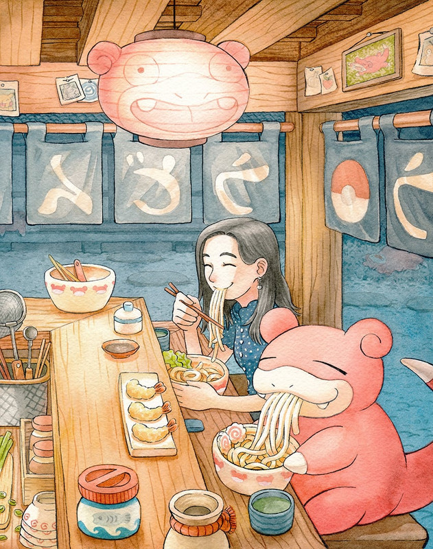 pikachu-psyduck-and-slowpoke-pokemon-dra