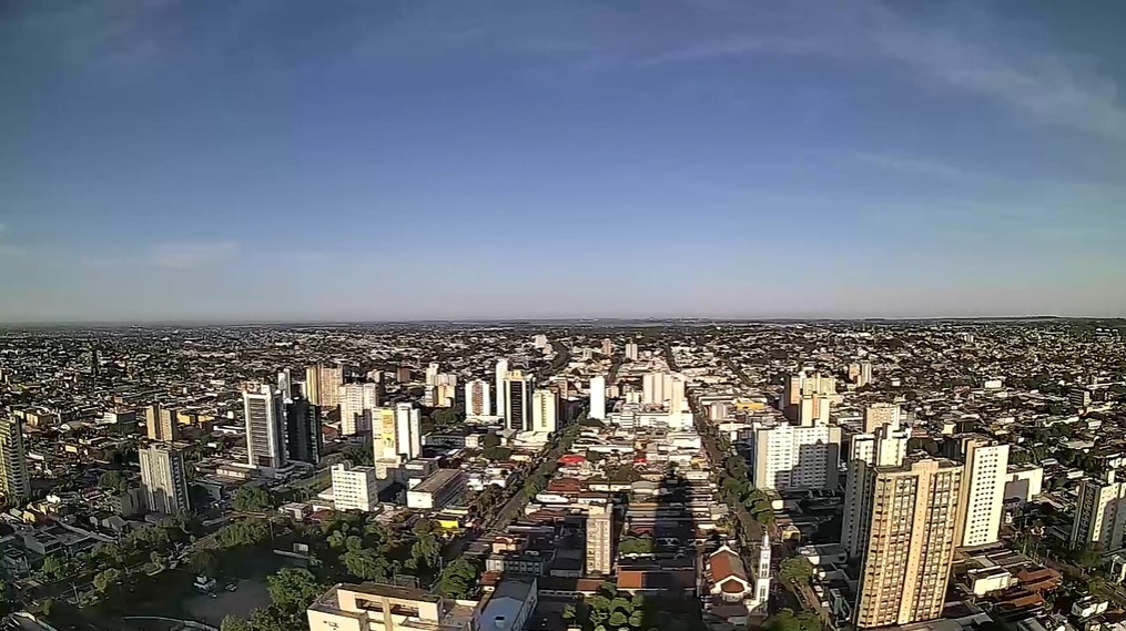 Campo Grande nesta manhã de segunda-feira