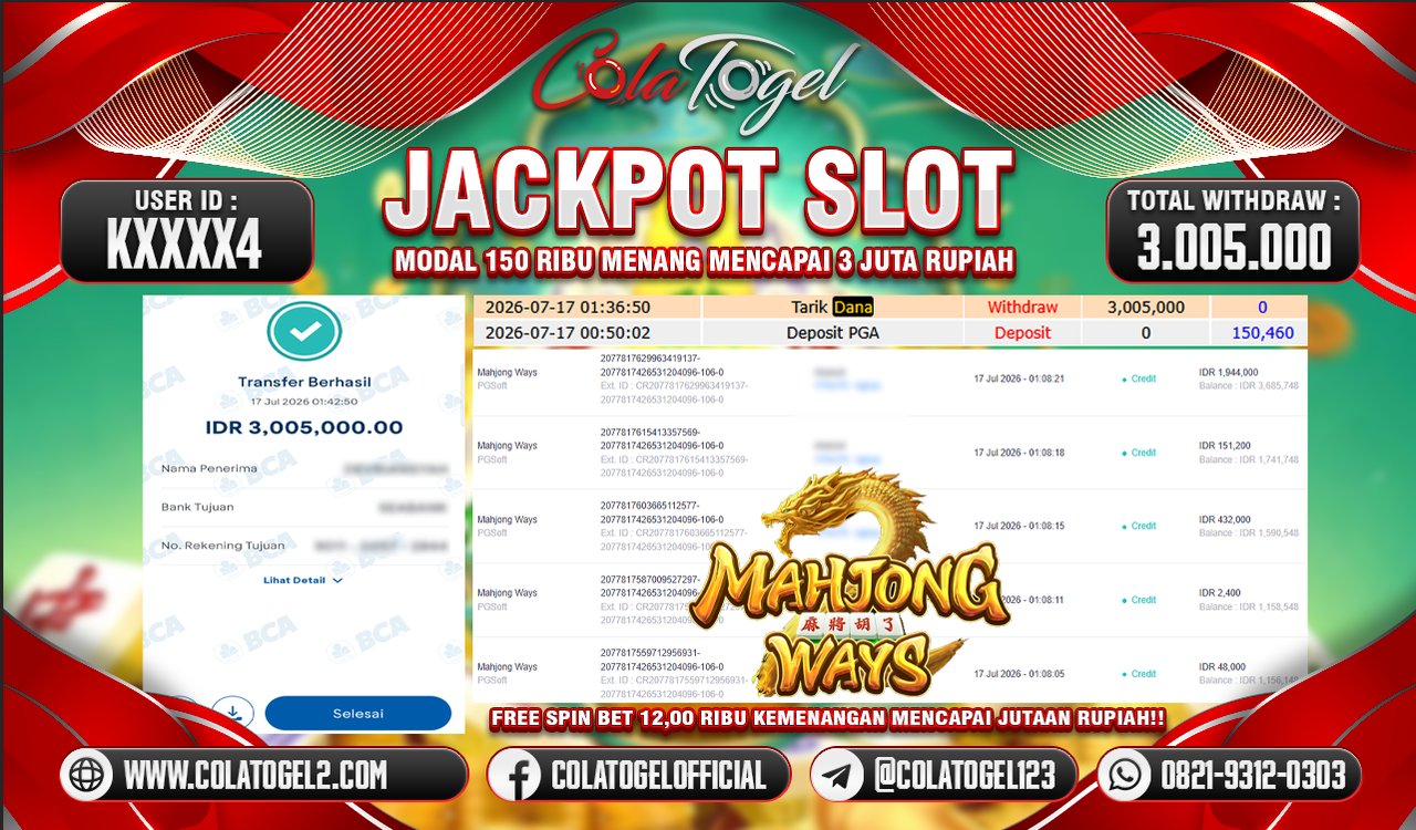JACKPOT SLOT GACOR!!