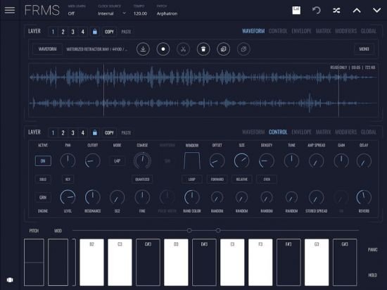 Imaginando FRMS Granular Synthesizer 1.7.0