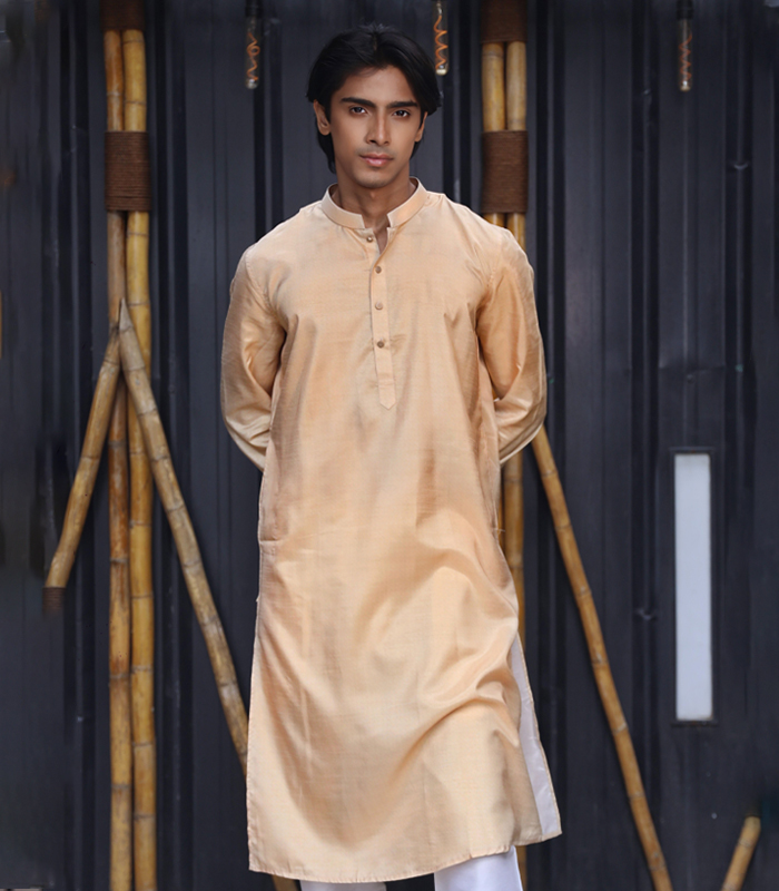 Men’s Exclusive Light Golden Panjabi