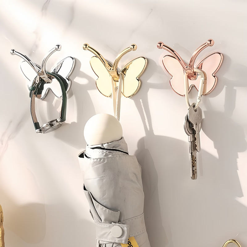 Decorative Butterfly Sticky Wall Hook