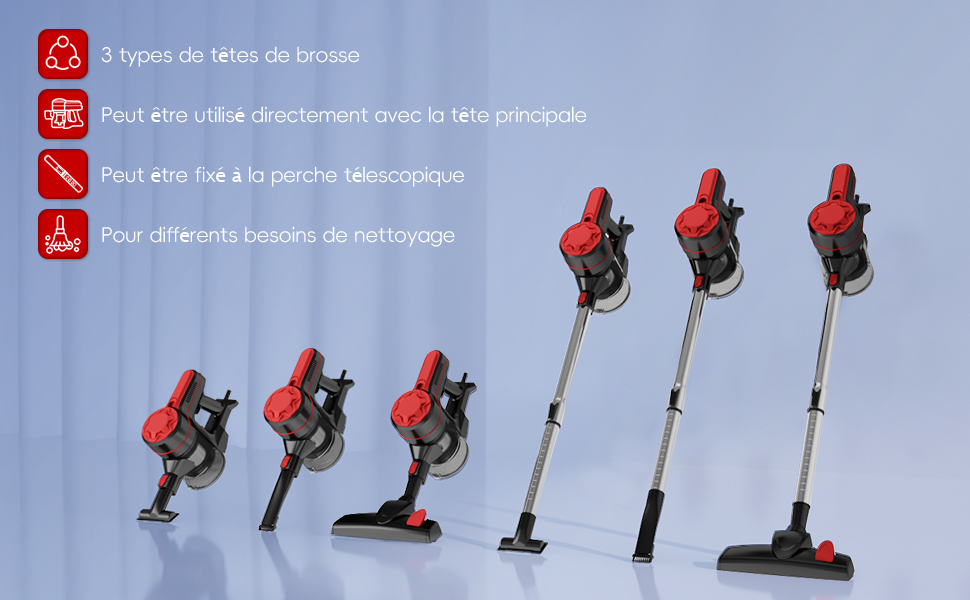 Hihhy Aspirateur Balai avec Fil, 18Kpa 600w Aspirateur Balai, 4-en-1 Aspirateur sans Sac Puissant léger Compact, Aspirateur avec 6m Long Câble, pour Poils d 'animaux, Sols Durs | Votre wishlist sur Hihhy Aspirateur Balai avec Fil, 18Kpa 600w Aspirateur Balai, 4-en-1 Aspirateur sans Sac Puissant léger Compact, Aspirateur avec 6m Long Câble, pour Poils d 'animaux, Sols Durs | Votre wishlist sur