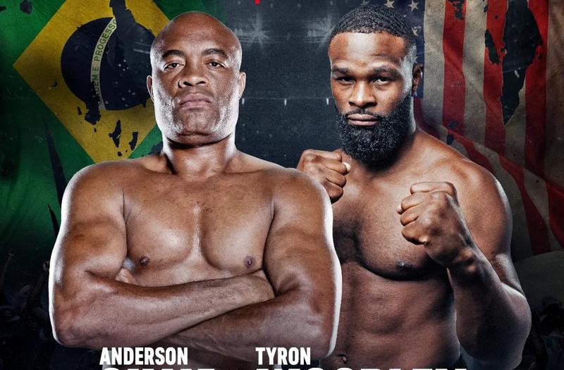 Андерсън Силва срещу Тайрън Уудли в боксов мач на 19 декември