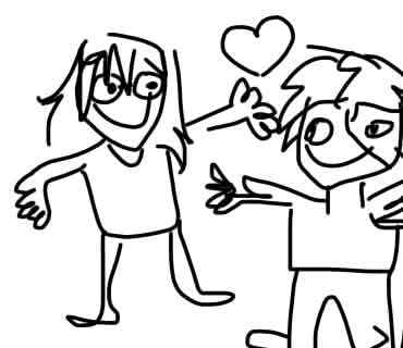 Art by my bf. Hi robin