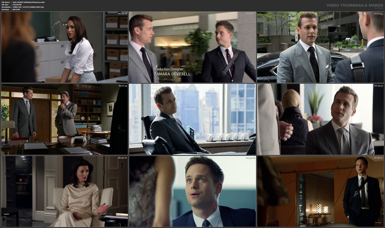 Suits S03E03 Unfinished Business.mkv