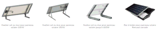 Une gamme de fixation sol panneau solaire