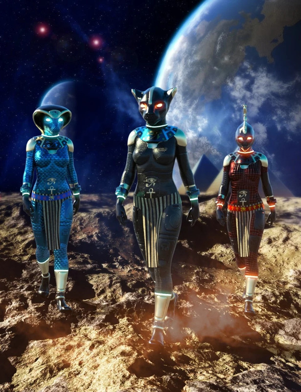Scifi Egyptian Outfit For Genesis 8 Females(s) Scifi Egyptian Outfit For Genesis 8 Females(s)