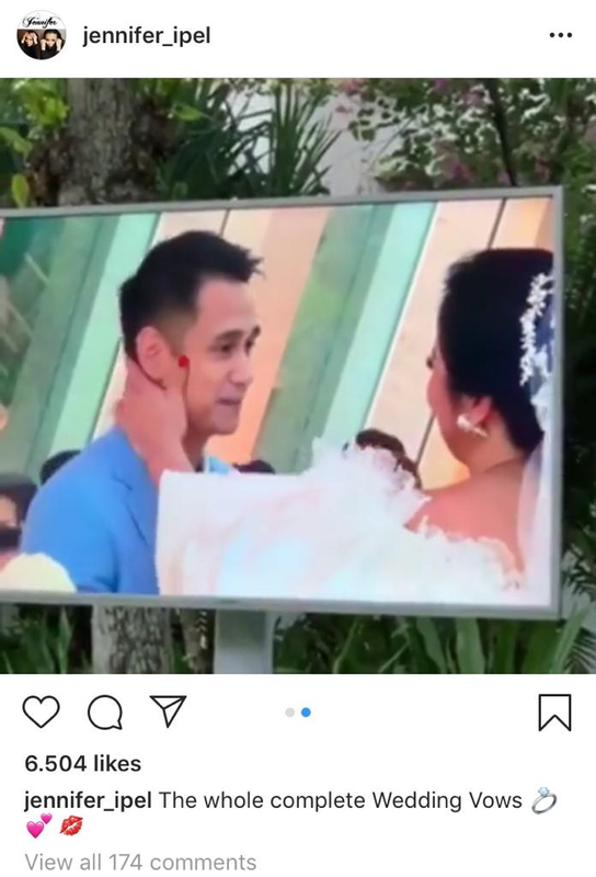 Momen pernikahan Ajun Perwira dengan Jennifer Ipel