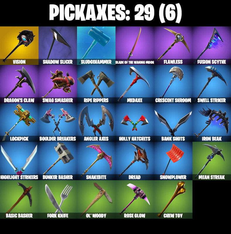 pickaxes comp