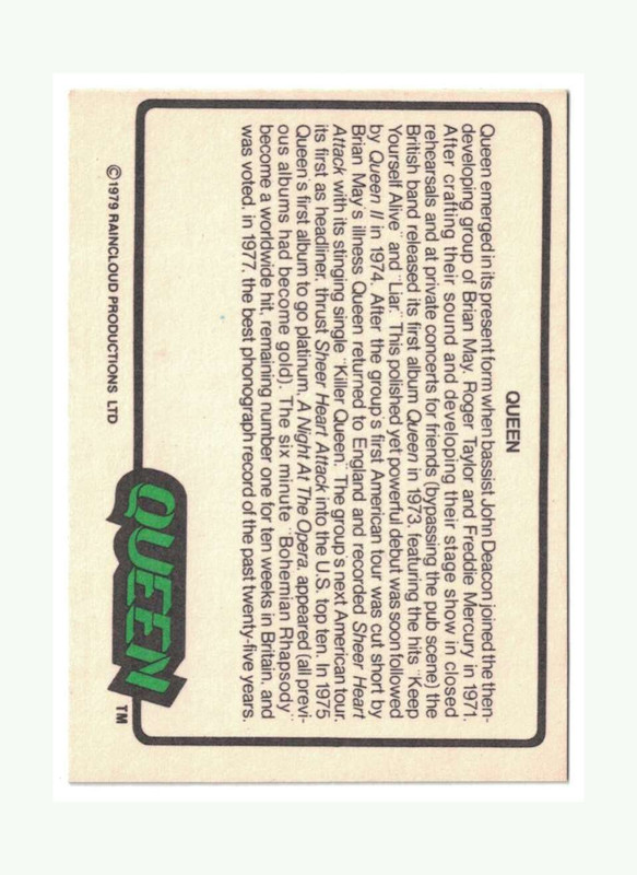 1979 Donruss Rock Stars - You Pick to Complete Your Set - Bild 108 von 138