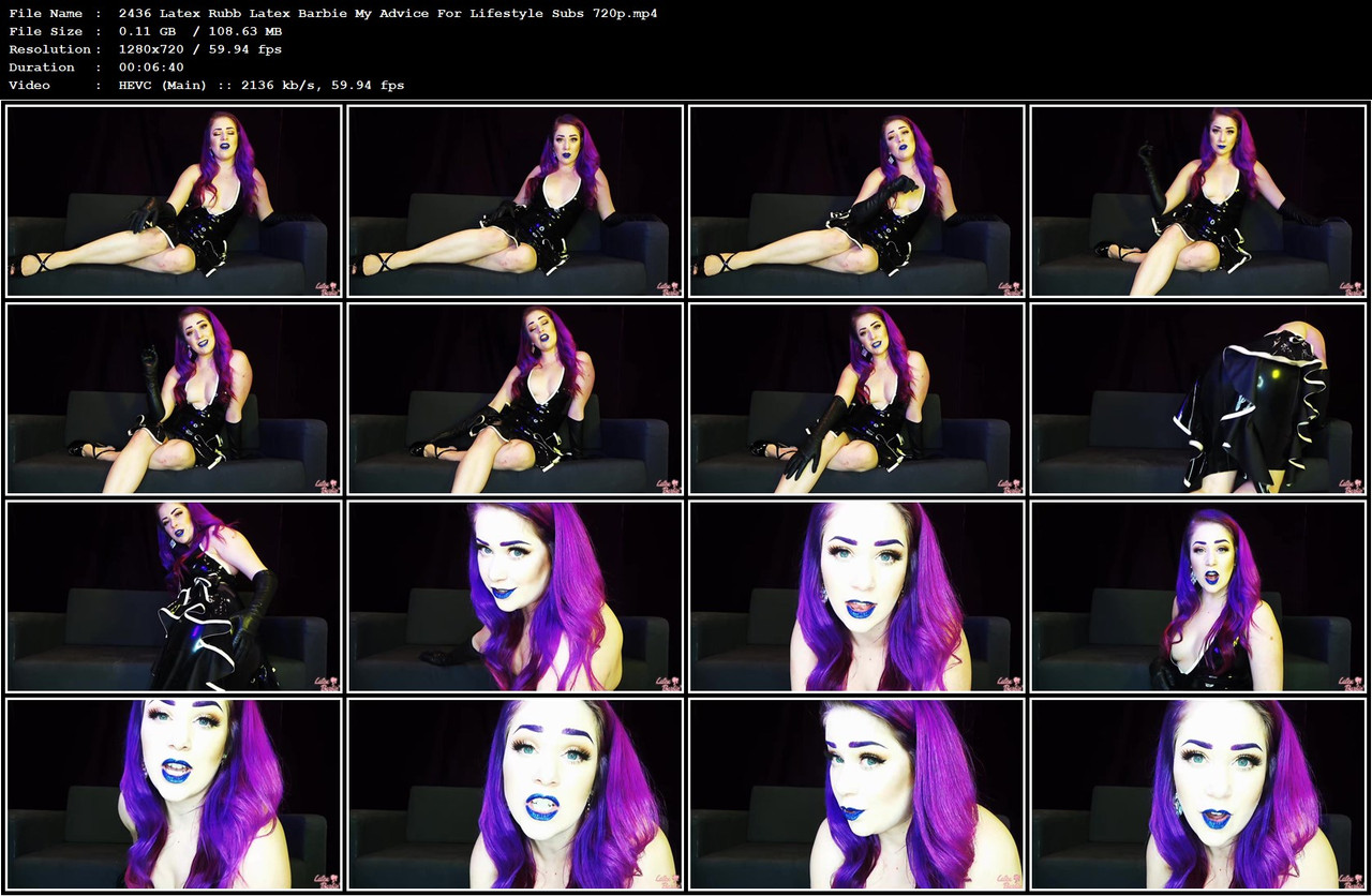 2436 Latex Rubb Latex Barbie My Advice For Lifestyle Subs 720p mp4