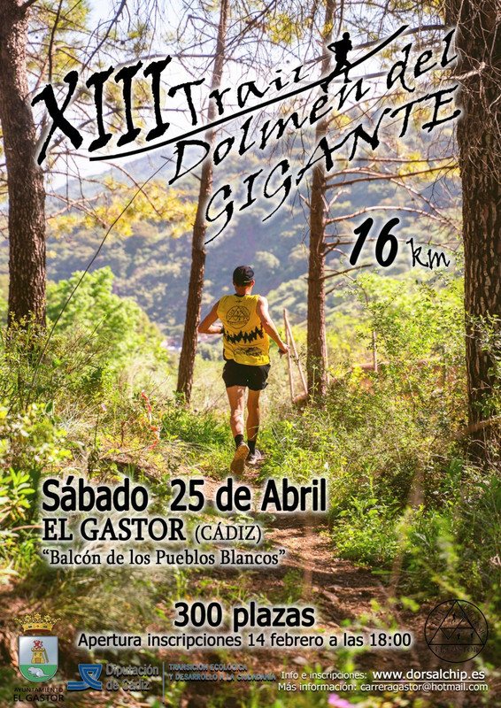 Trail Dolmen del Gigante en El Gastor - 25 de abril de 2026