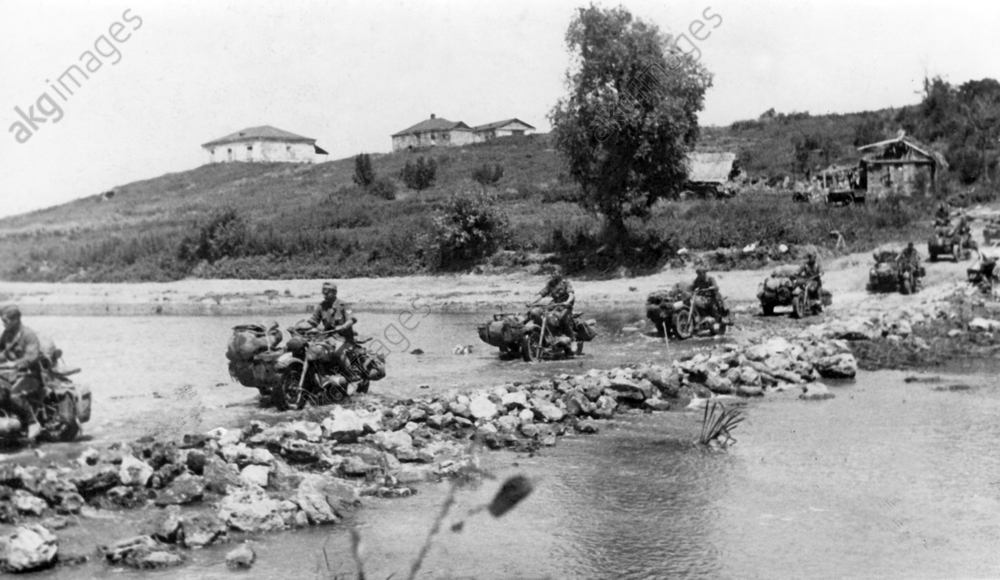 II. WK - Ostfront - Kradschützen 1942