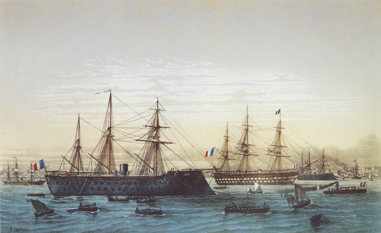 Magenta and Napoleon III in Brest