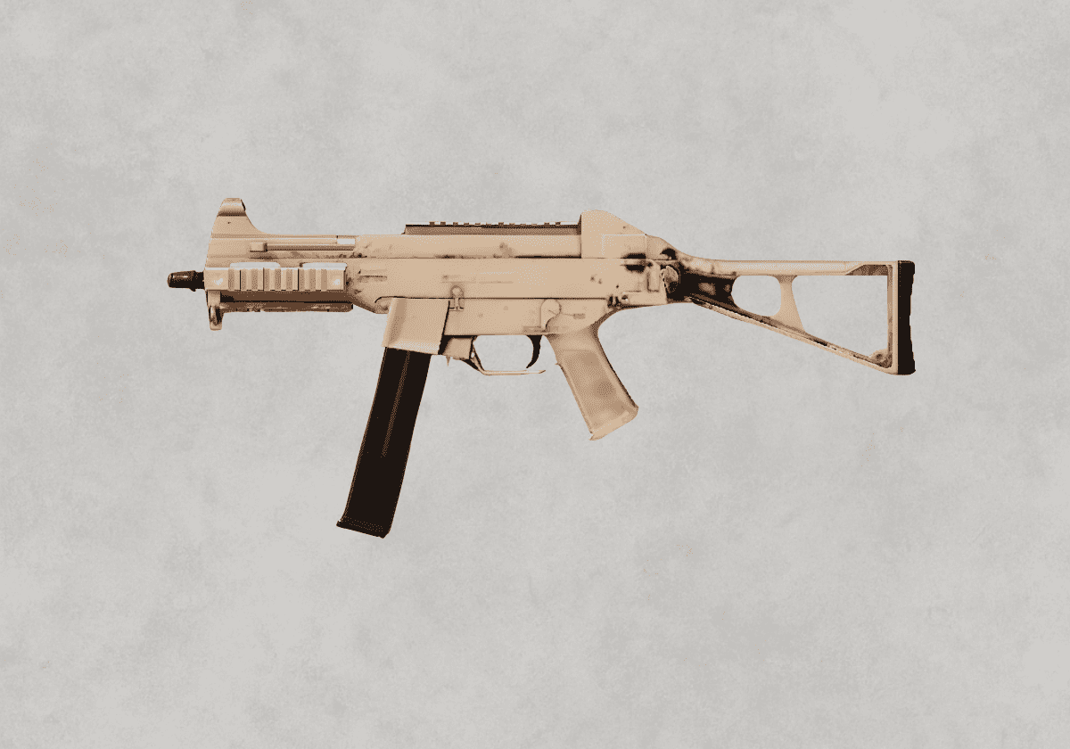 سكن UMP45 Beige ببجي موبايل – مظهر بسيط وأنيق