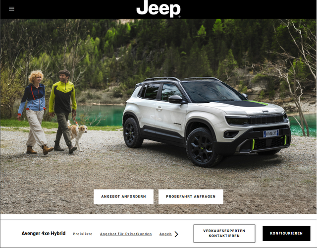 Avenger 4xe Hybride Jeep