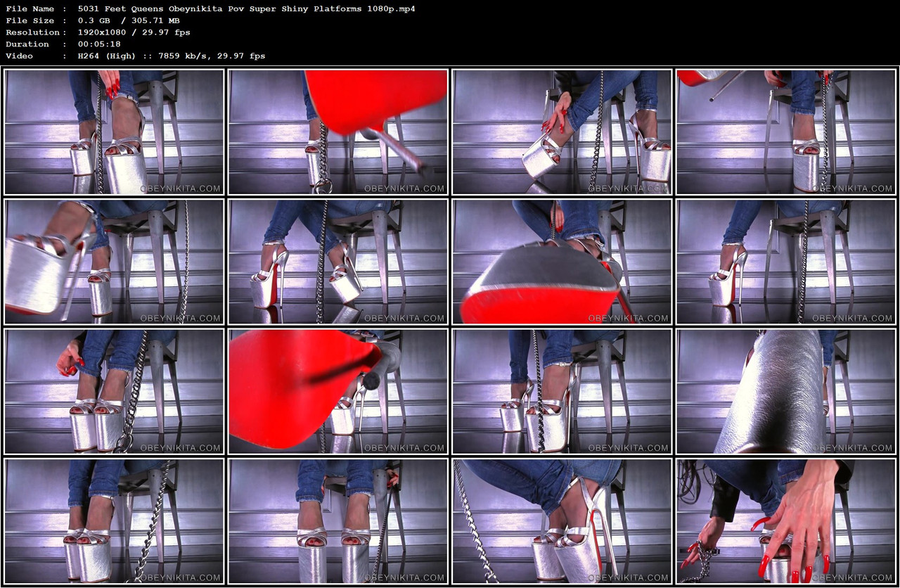 5031 Feet Queens Obeynikita Pov Super Shiny Platforms 1080p mp4