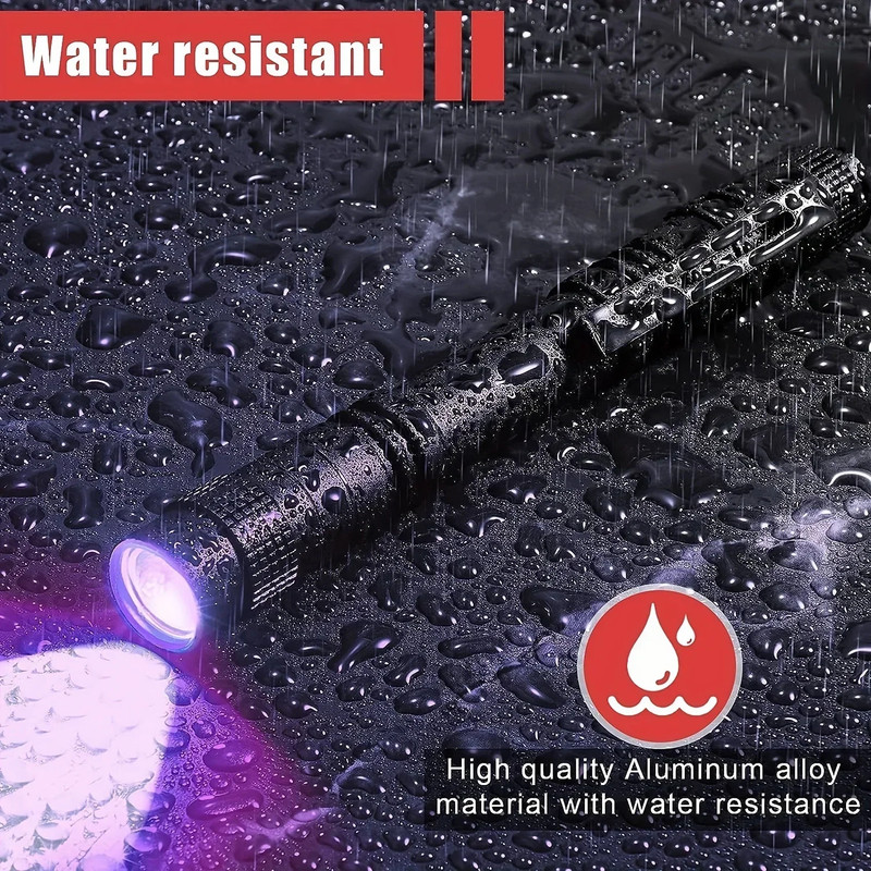 UV Flashlight 395nm 365nm