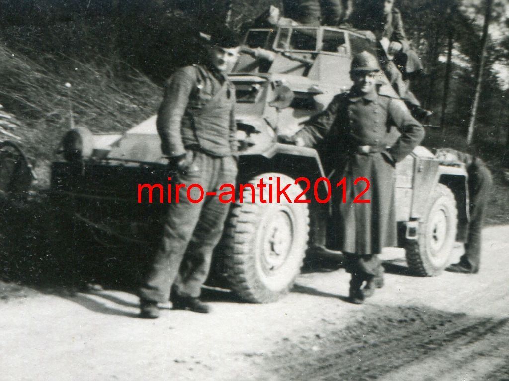 Foto, Wehrmacht, Sdkfz, leichter Panzerspähwagen