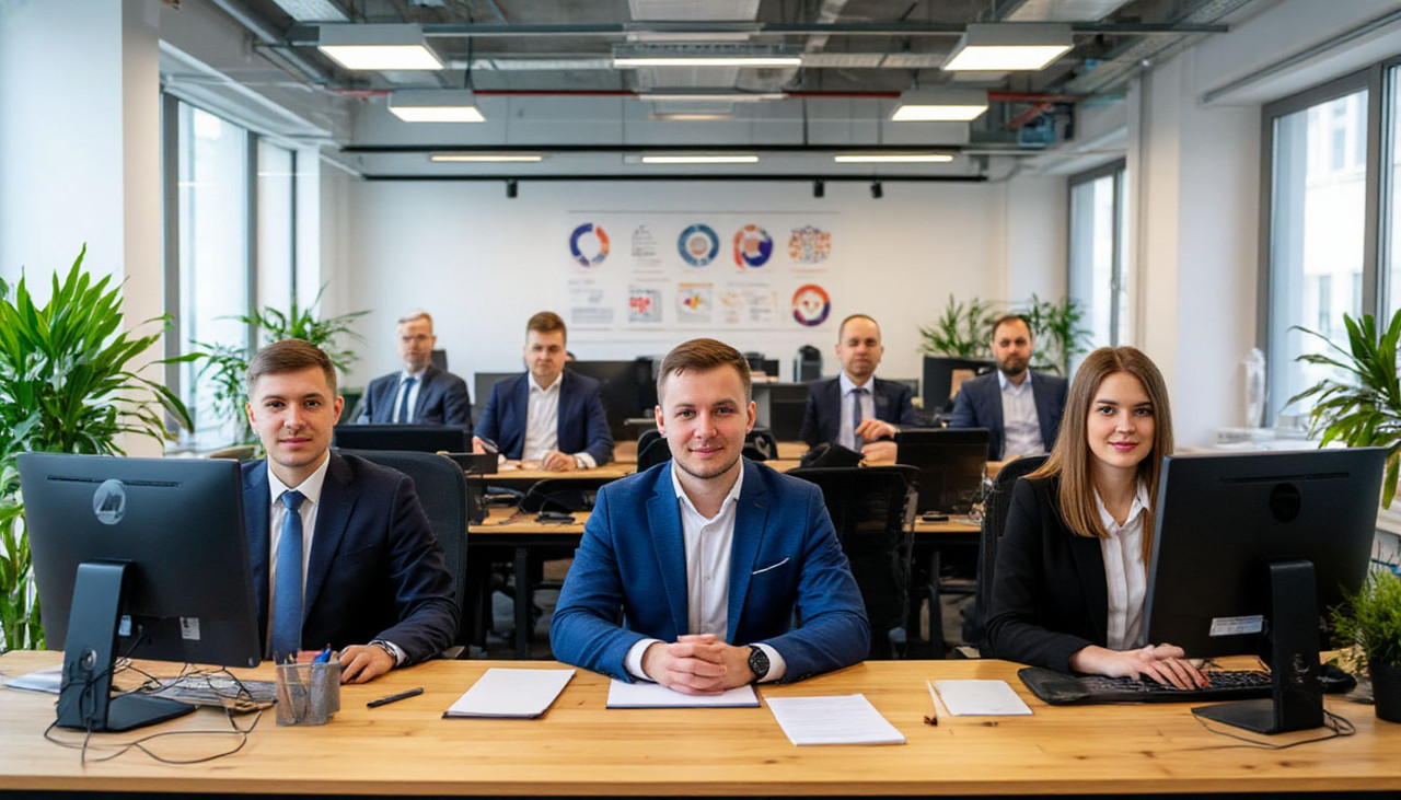 Команда компании анализирует результаты после запуска SEO