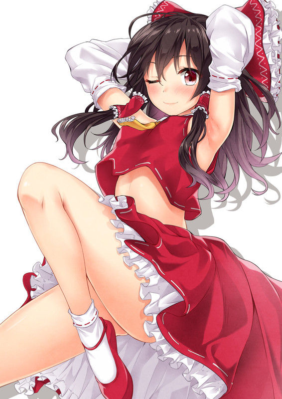 2280734_  hakurei reimu (touhou) drawn by jaku denpa