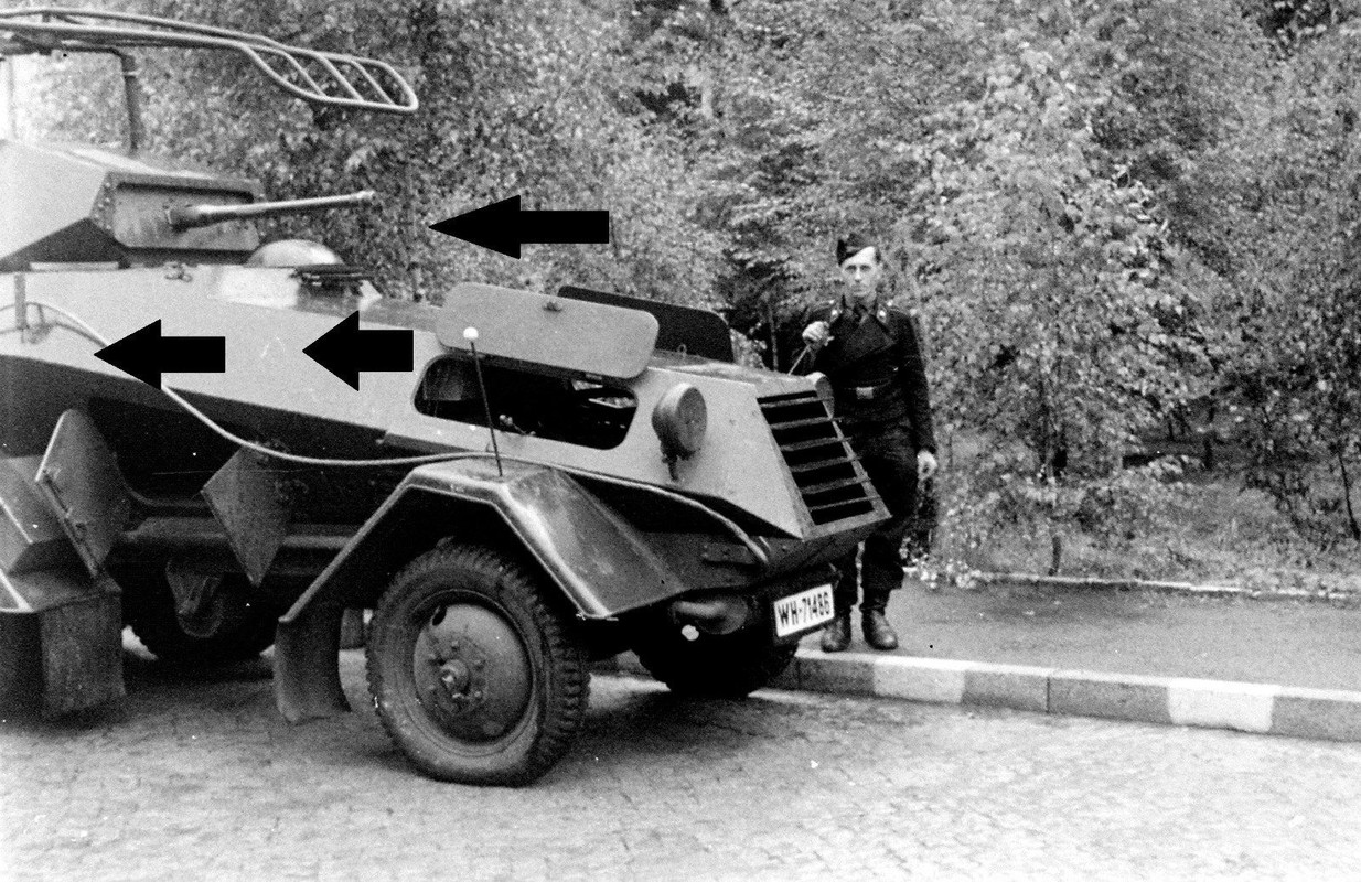 Fotos Sd.Kfz Panzer Panzerspähwagen Funk Rahmena