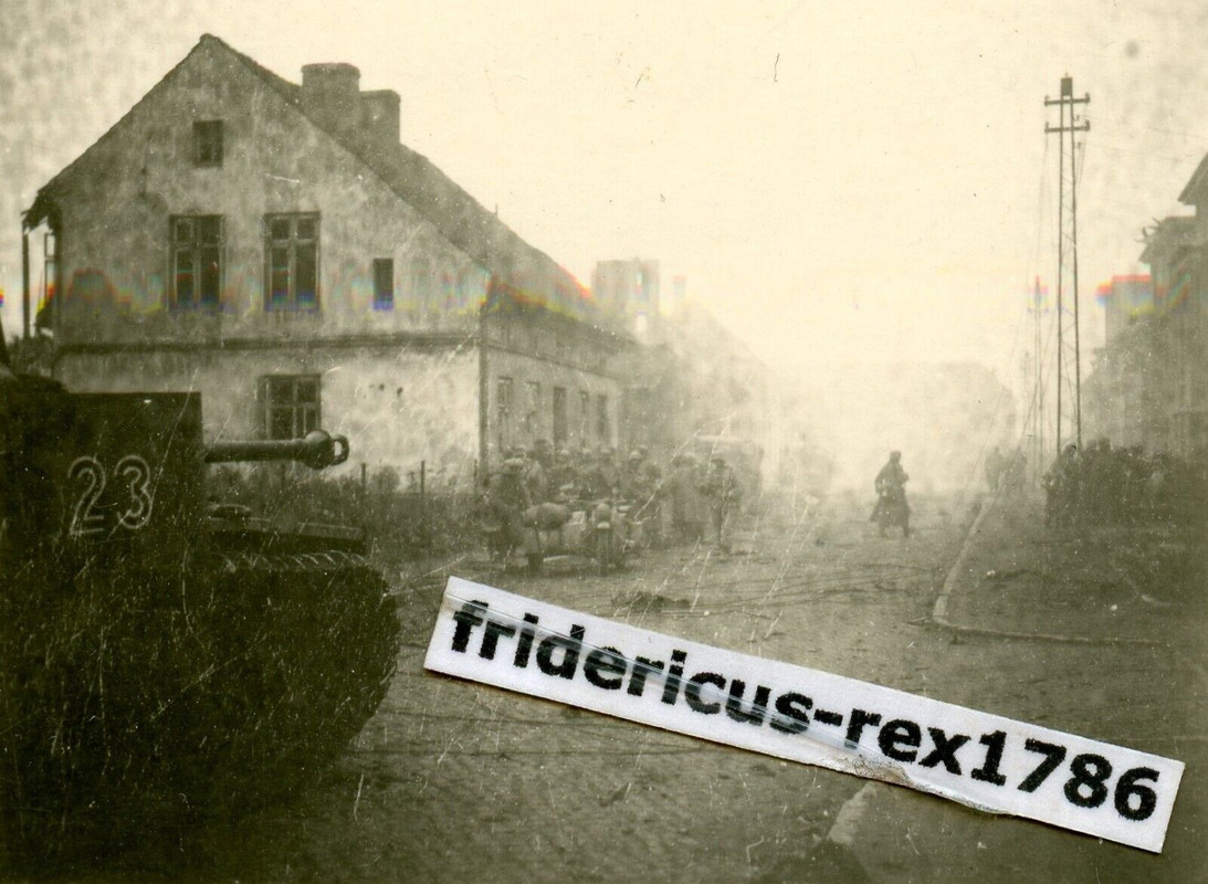 F15 Foto GrenRgt503 Ostfront Ostpreußen 44 Panzer Stug Wiedereinnahme von Goldap