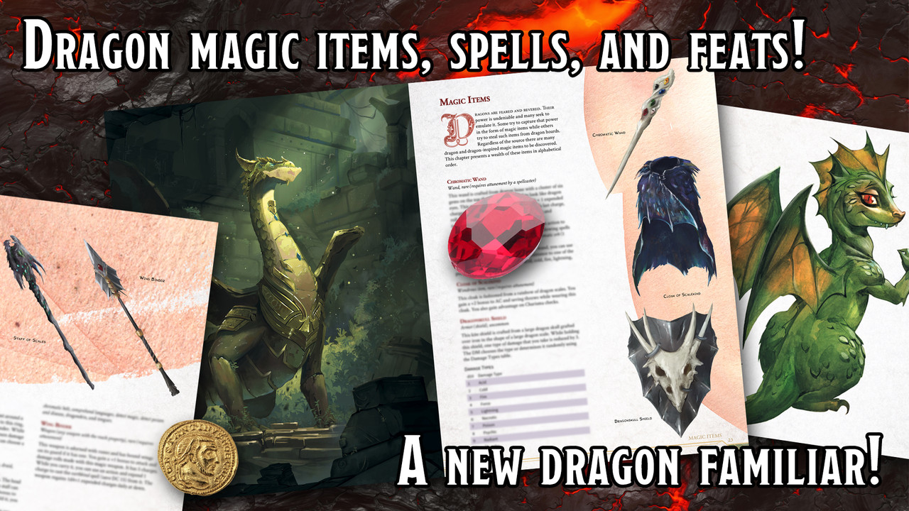 Includes Magic Items, Spells, Feats, and a Familiar