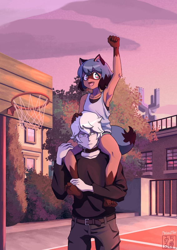 kagemori-michiru-and-ogami-shirou-brand-