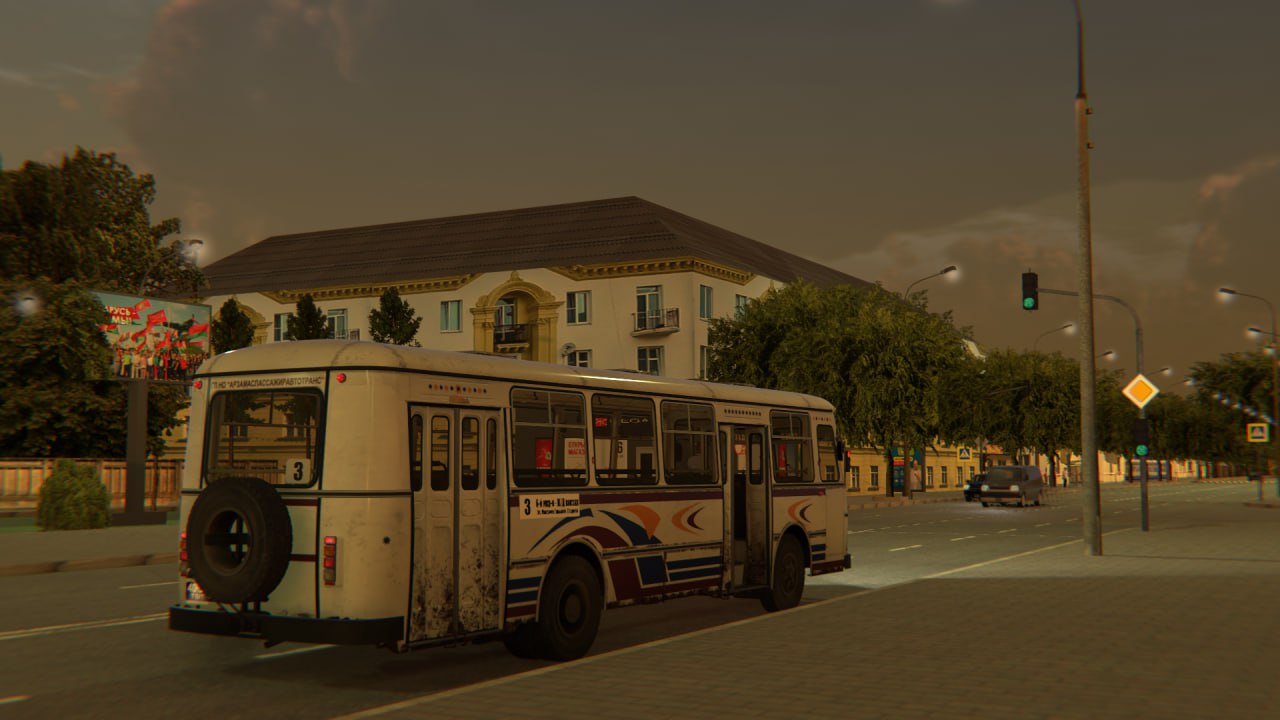 ЛиАЗ-677М на карте Борисов