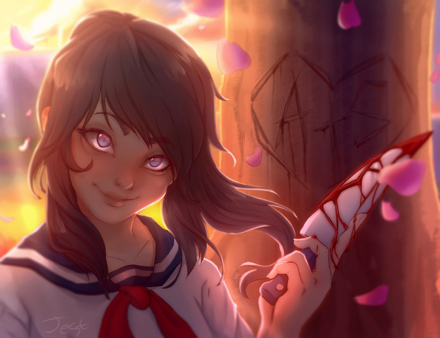 Yandere simulator  Yandere simulator, Yandere, Anime